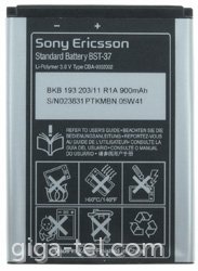 SonyEricsson Battery BST-37 OEM