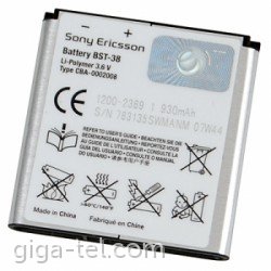 SonyEricsson battery BST-38 OEM