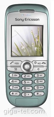 Sony Ericsson J210i cover green OEM