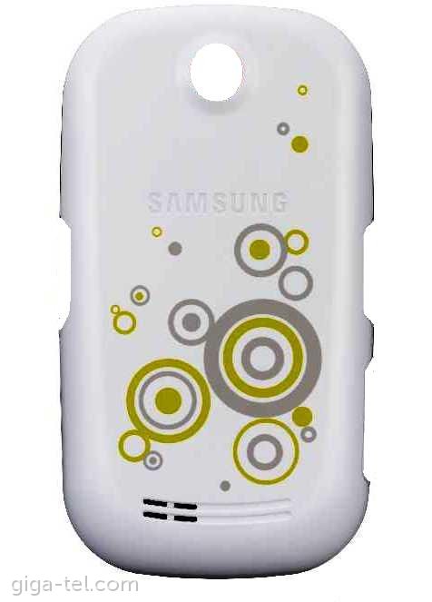 Samsung S3650 battery cover white 2