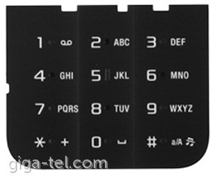 Sony Ericsson U100 numeric keypad black