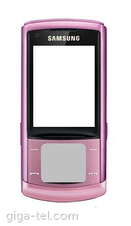 Samsung U900 front cover pink