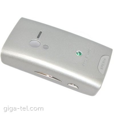 Sony Ericsson X10 mini battery cover silver