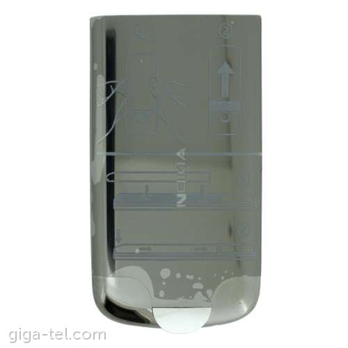 Nokia 6700c battery cover silver gloss