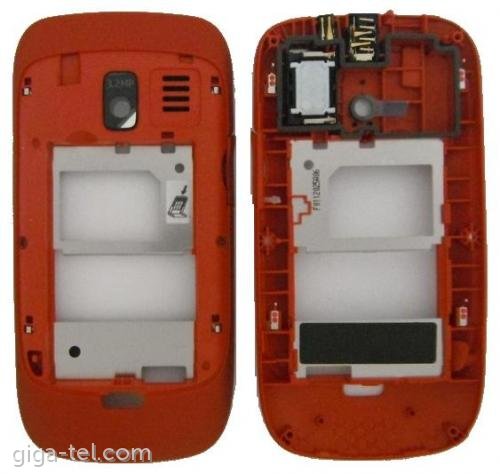 Nokia 302 middle cover red
