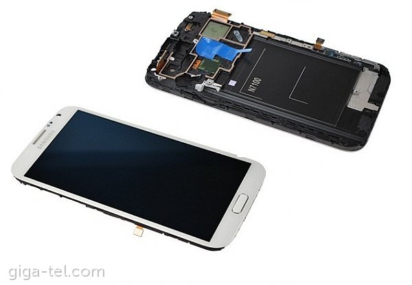 Samsung N7100 full LCD + touch white