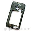 Samsung N7100 middle cover black