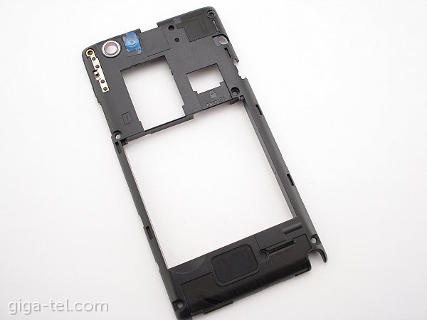 Sony Xperia Miro ST23i middle cover black