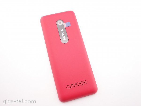 Nokia 206 battery cover pink