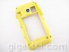 Samsung S6802 middle cover yellow