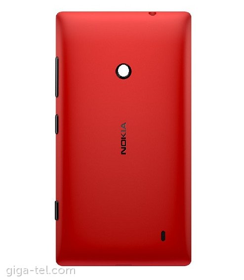 Nokia 520 battery cover red