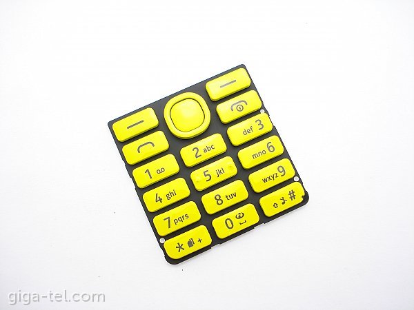 Nokia 206 keypad yellow - dual SIM