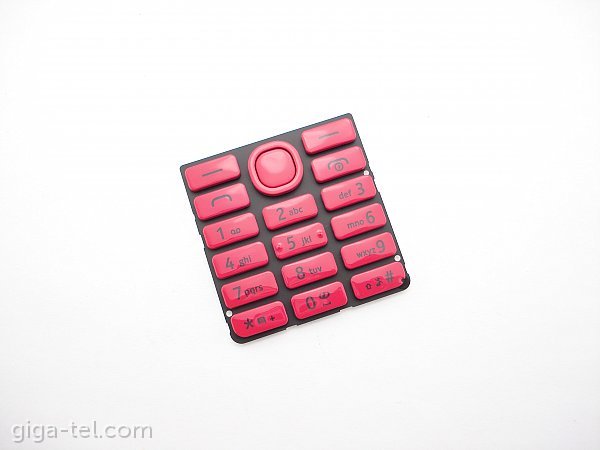 Nokia 206 keypad magenta