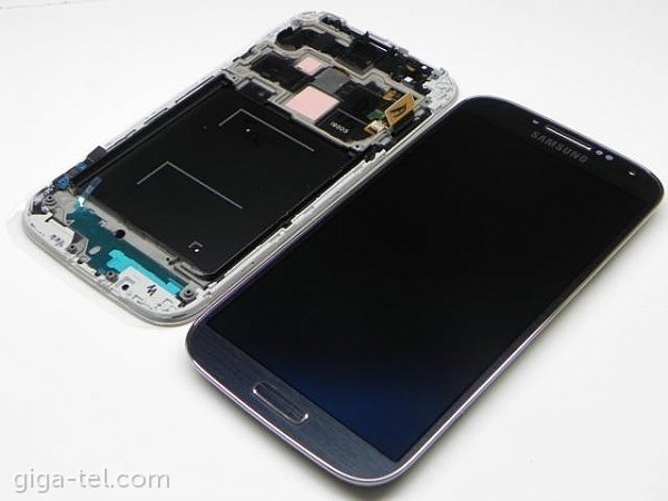 Samsung i9505  front cover + LCD + touch black
