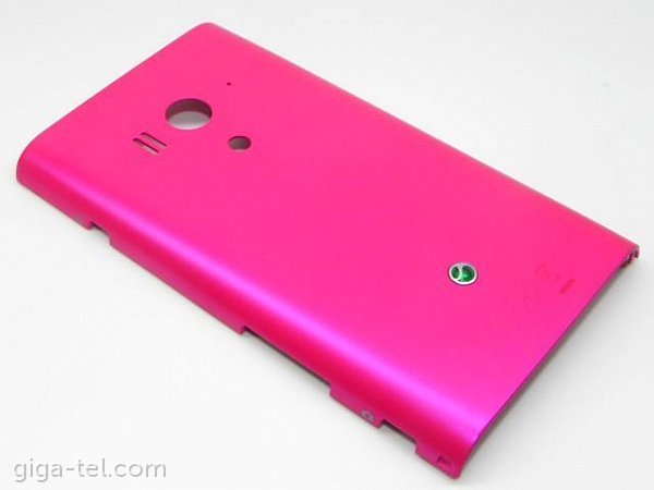 Sony Xperia Acro S LT26W battery cover pink