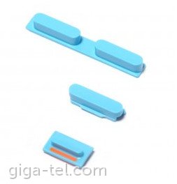 OEM side keys blue for iphone 5c