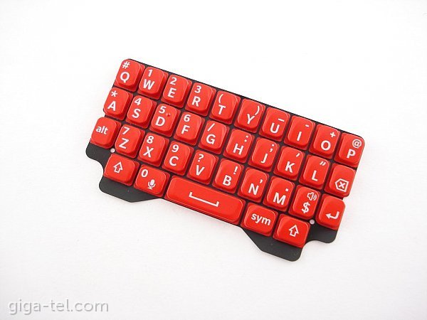Blackberry Q5 keypad red