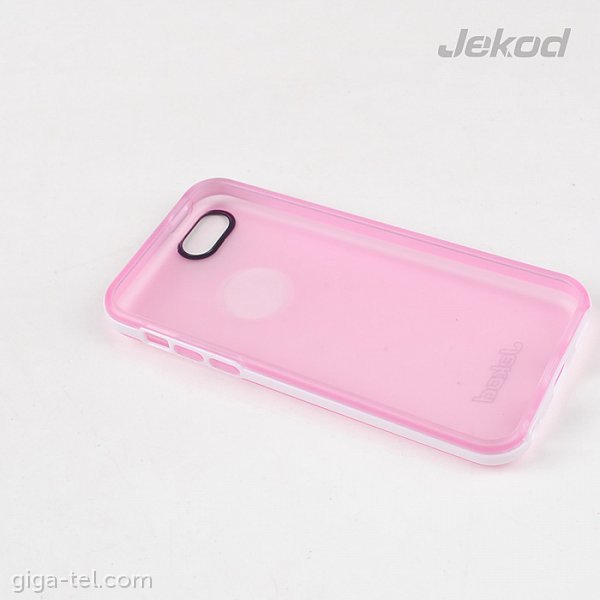 Jekod for iphone 5c TPU+FRAME pink