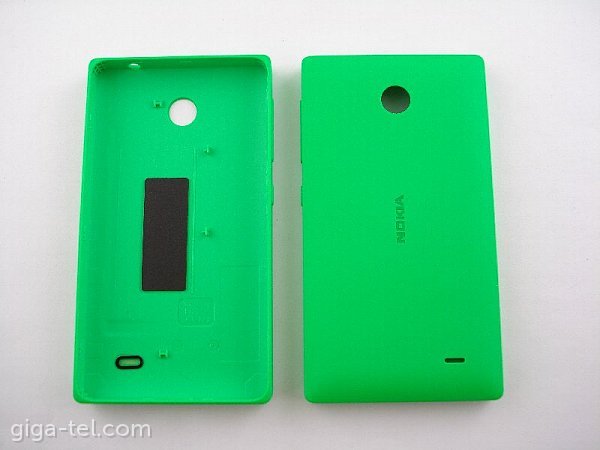 Nokia X battery cover green