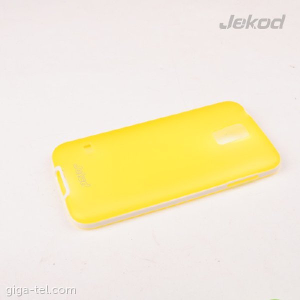 Jekod Samsung G900 TPU+FRAME yellow