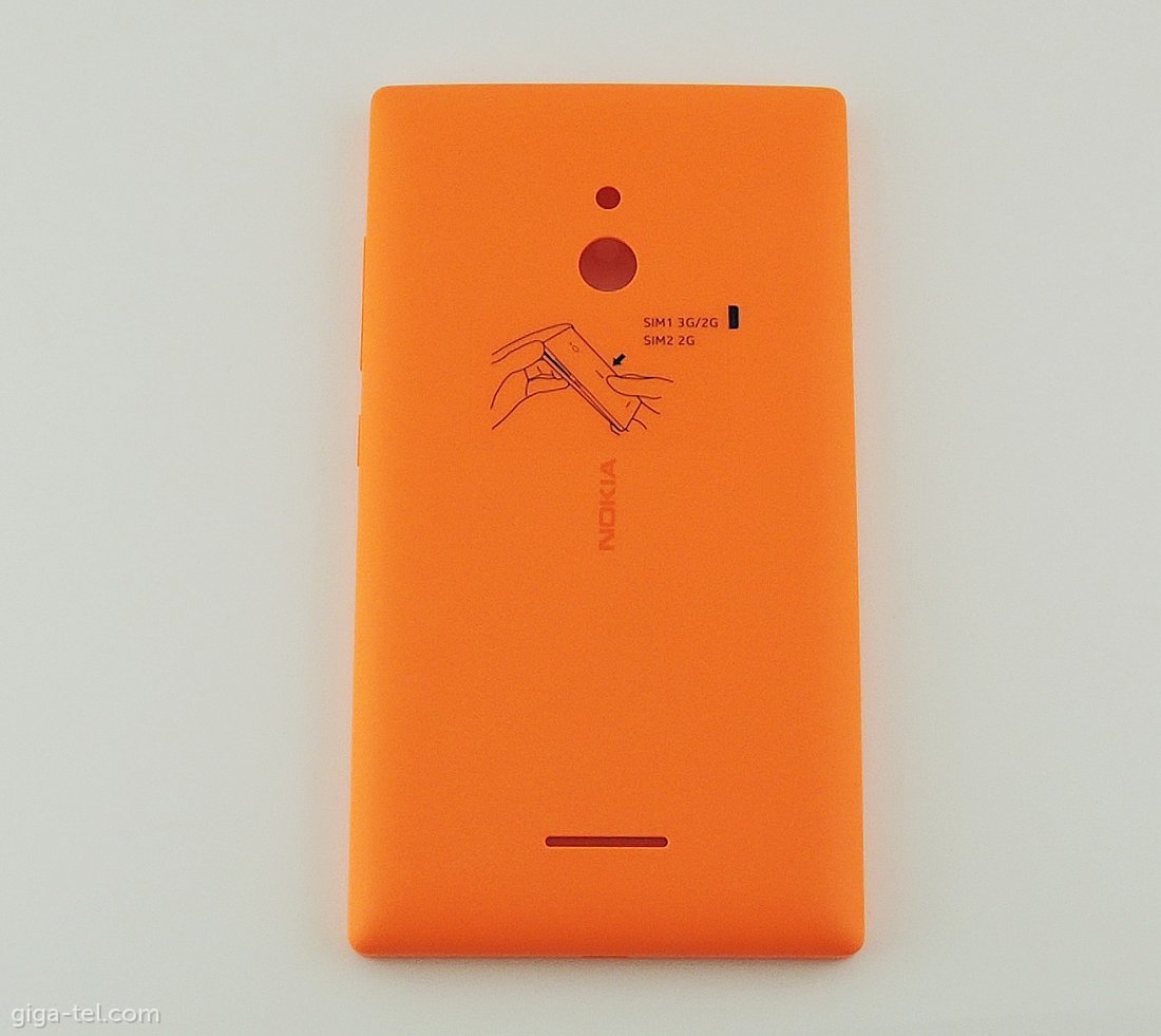 Nokia XL battery cover orange