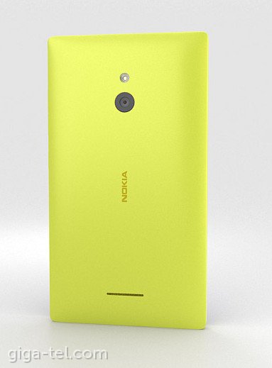 Nokia XL battery cover yellow