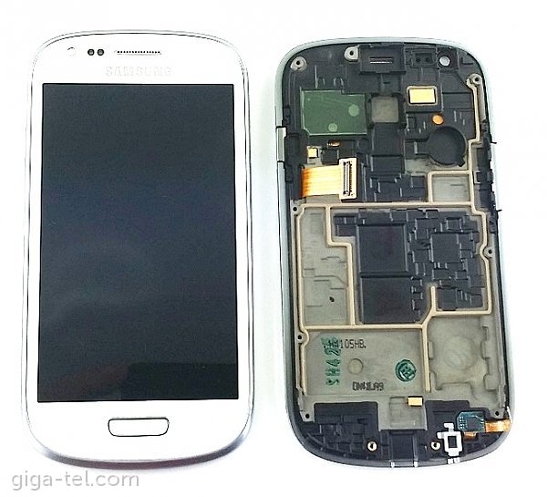  Samsung i8200 front cover + LCD + touch white