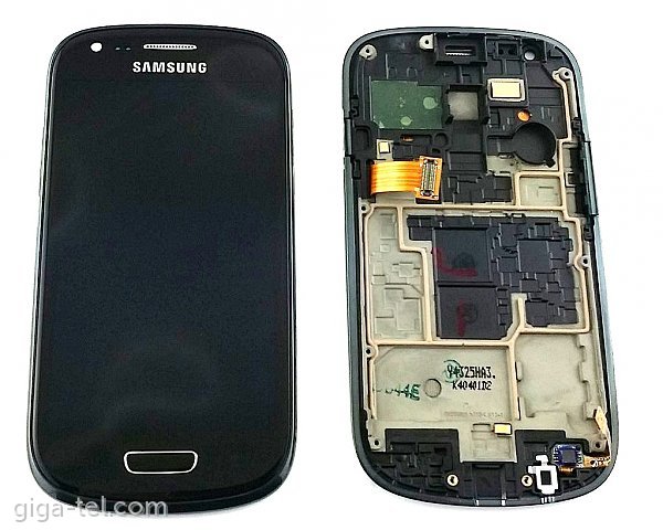 Samsung i8200,i8190 front cover + LCD + touch black