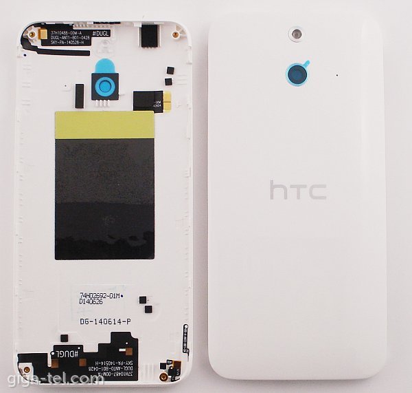 HTC One E8 battery cover white