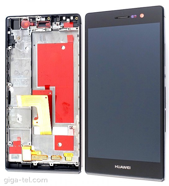 Huawei P7 front cover+LCD+touch black + battery
