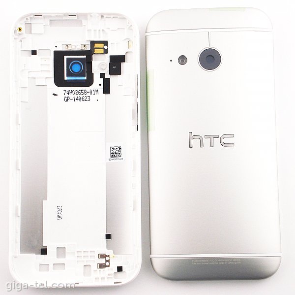 HTC One M8 Mini back cover silver