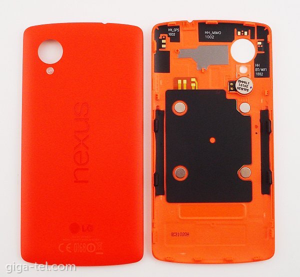 LG Nexus 5 battery cover red