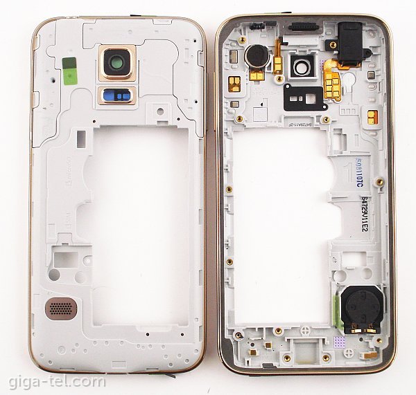 Samsung G800F middle cover gold