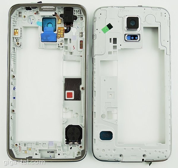 Samsung G900FD DUAL middle cover white