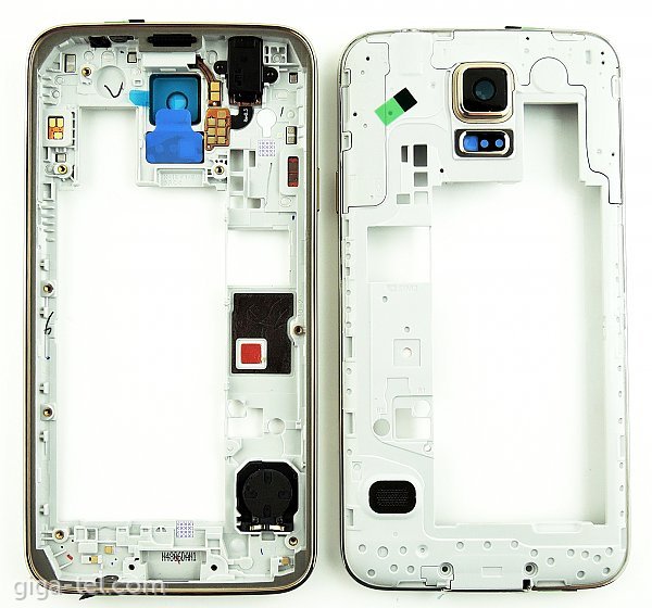 Samsung G900FD DUAL middle cover gold