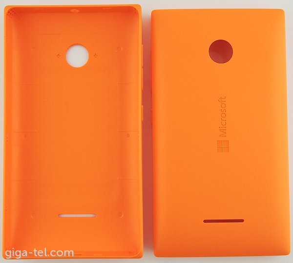 Microsoft Lumia 435 battery cover orange