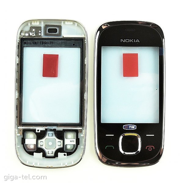 Nokia 7230 front cover graphite