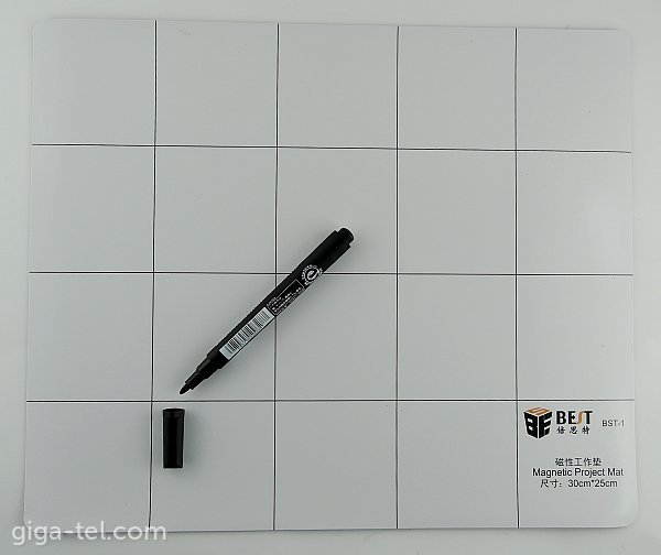 Universal magnetic screw mat + pen
