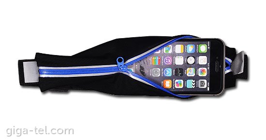 Fitness belt pouch Single blue