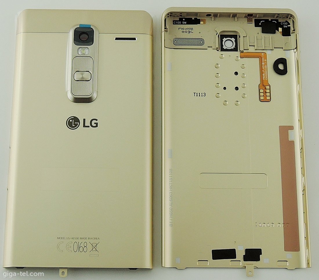 LG H650 battery cover gold