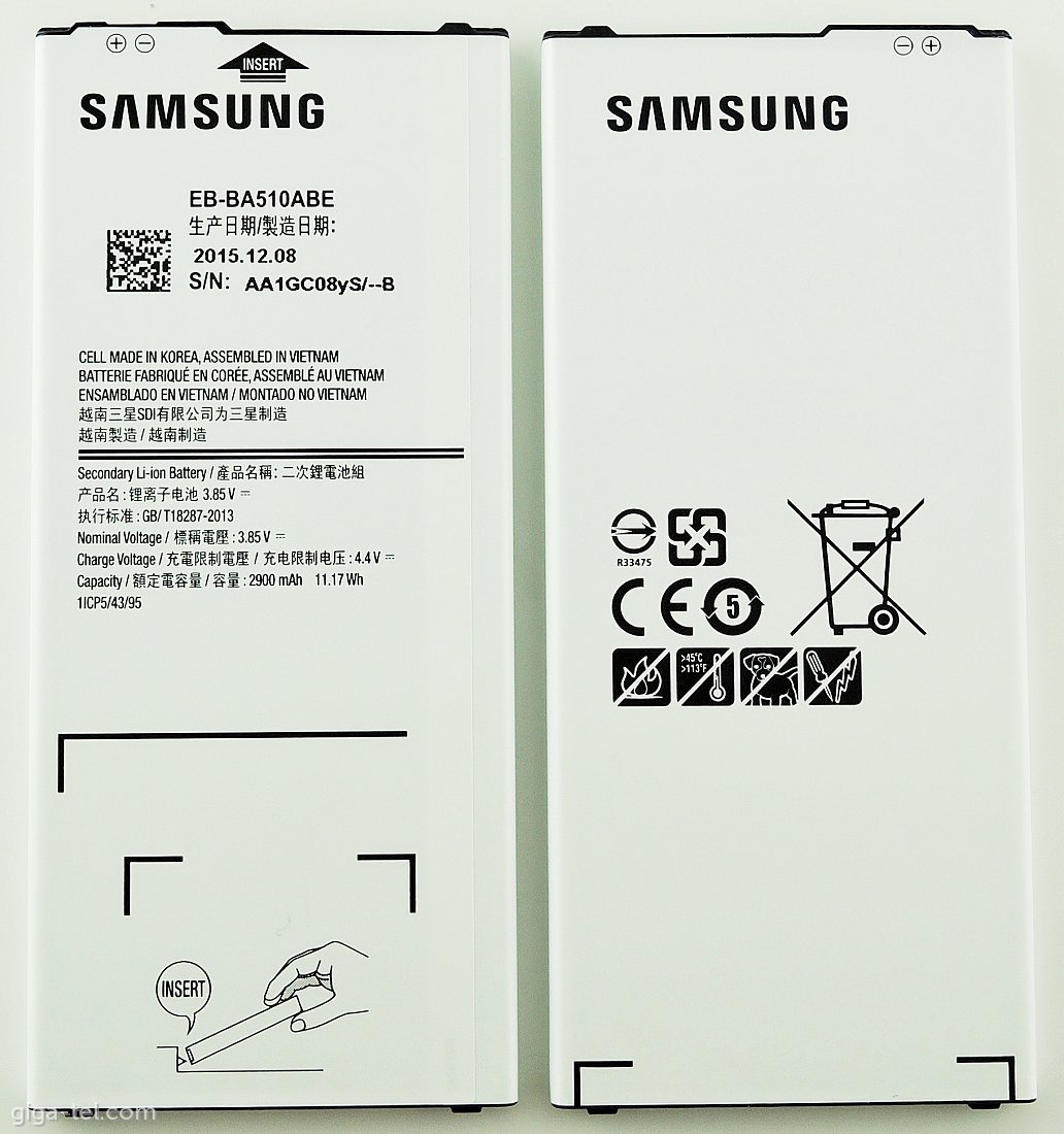 Samsung EB-BA510ABE battery