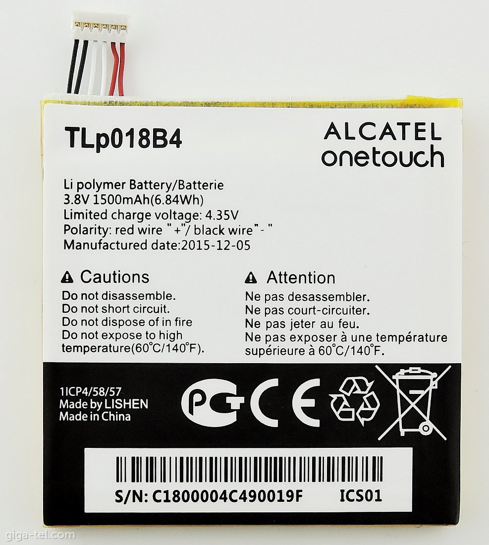 Alcatel 7025,6030 battery
