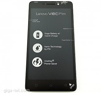 Lenovo Vibe P1m full LCD black with front cover