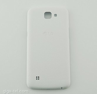 LG K120 battery cover white
