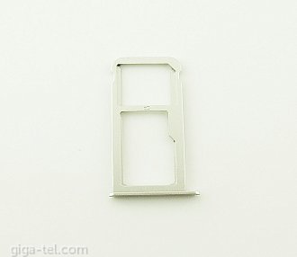 Huawei P9 SIM tray silver / white