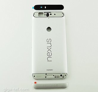 Nexus 6P back cover silver with top+bottom covers