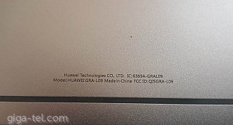 Huawei P8 back cover grey