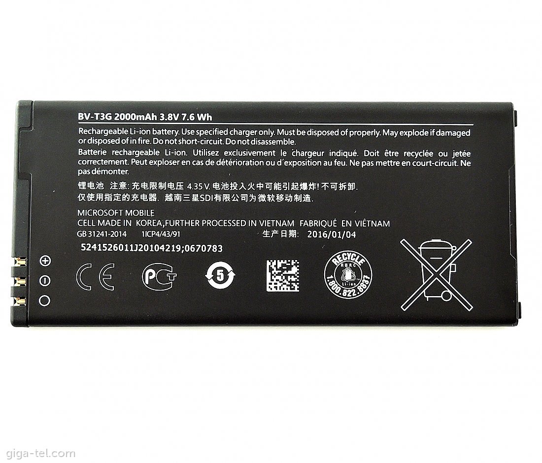 Microsoft BV-T3G battery OEM