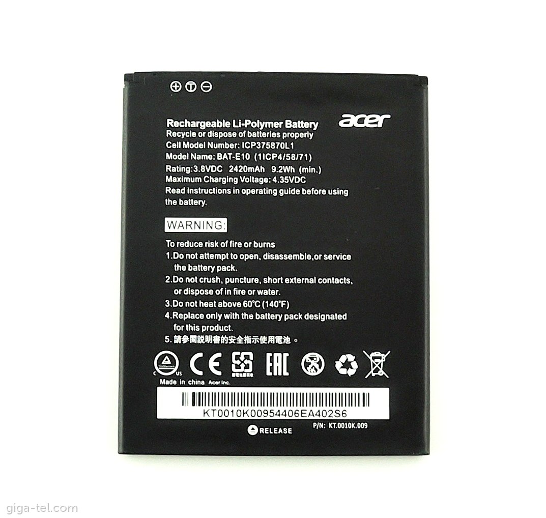 Acer Z530 battery