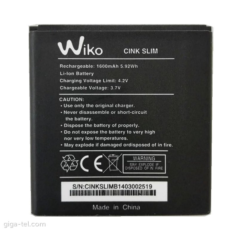 Wiko Cink Slim battery OEM
